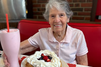 paula - 91 Years young - loves her Cabots