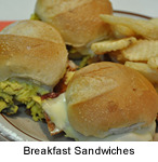 Breakfast Sandwiches at Cabot's