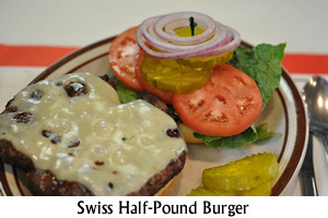 Half Pound Swiss Burger