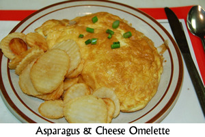 Asparagus and Cheese Omelette