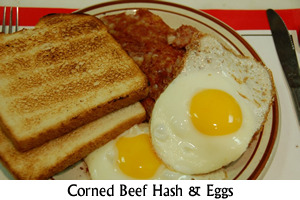 Corned Beef Hash and Eggs