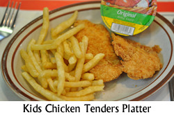 Kid's Chicken Tender Platter