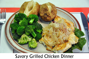 Savory Grilled Chicken Dinner