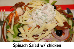 Spinach Salad with Chicken