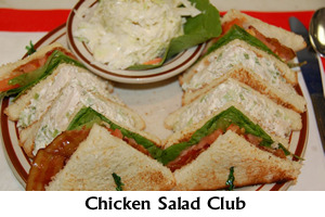 Chicken Salad Club Sandwich