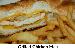 Grilled Chicken Melt