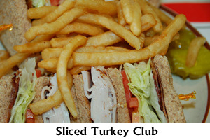 Sliced Turkey Sandwich