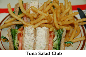 Tuna Salad Club Sandwich