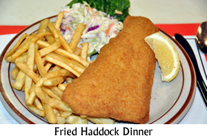 Fried Haddock Dinner