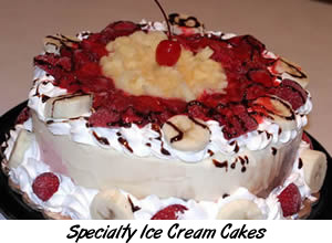 view specialty ice cream cakes and pies