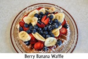 Berry Banana Waffle Special