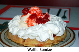 Waffle Sundae