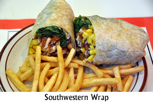 Southwestern Chicken Wrap