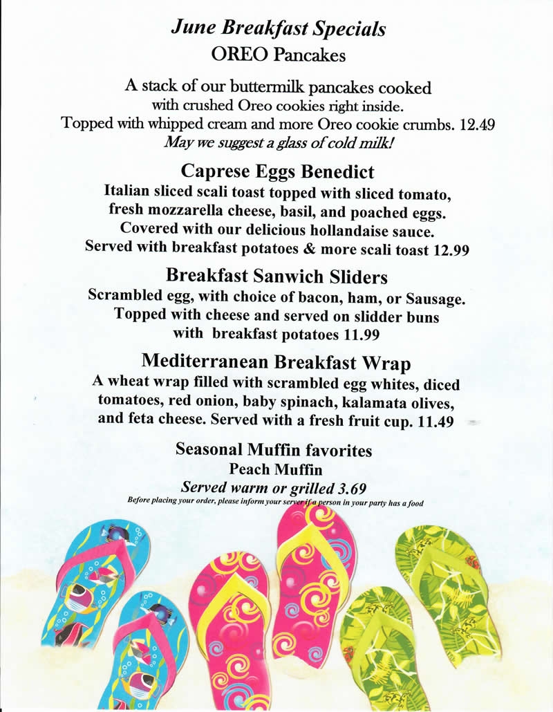 Monthly Specials