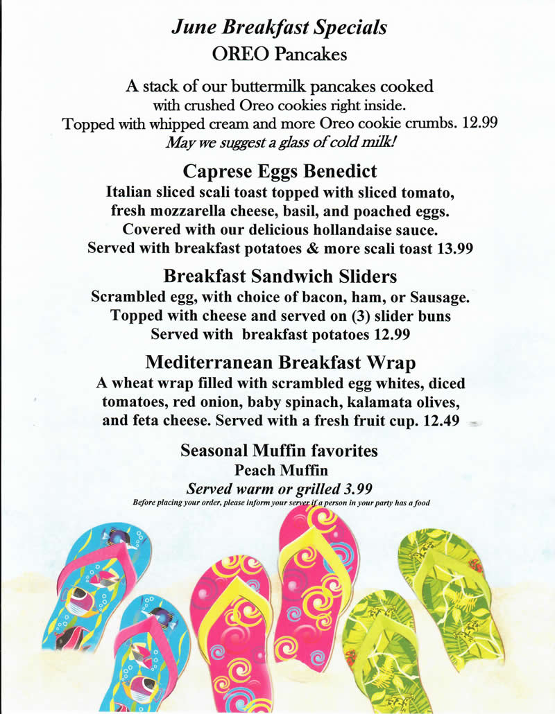 Monthly Specials