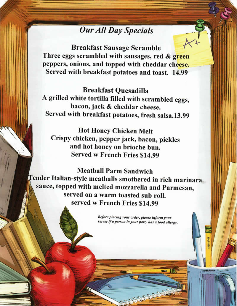 Monthly Specials