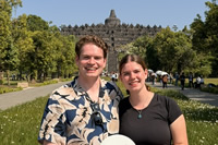 Gavin & Gretta - Borobudar Temple Indonesia in Indonesia