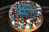 Order Ref: CS-041 4th July Themed Candy Shoppe with Fruit Topping Ice Cream Cake