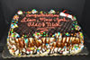 Order Ref: CS-018 Custom Decoration 10 x 14 inch Candy Shoppe Ice Cream Cake.