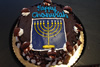 Order Ref: CS-031 Happy Chanukah Custom 10 inch Candy Shoppe Ice Cream Cake.