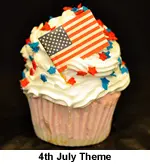 4th July Themed Ice Cream Cupcakes