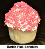 Barbie Pink Sprinkles Ice Cream Cupcakes