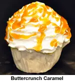 Buttercrunch Caramel Ice Cream Cupcakes