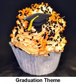 Graduation Themed Ice Cream Cupcakes