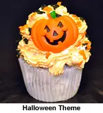 Halloween Themed Ice Cream Cupcakes