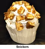 Snickers Ice Cream Cupcakes