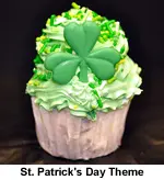 St. Patrick's Day Themed Ice Cream Cupcakes