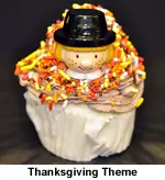 Thanksgiving Ice Cream Cupcakes