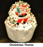 Christmas Theme Ice Cream Cupcakes